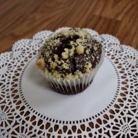 Chocolate chocolate chip muffin